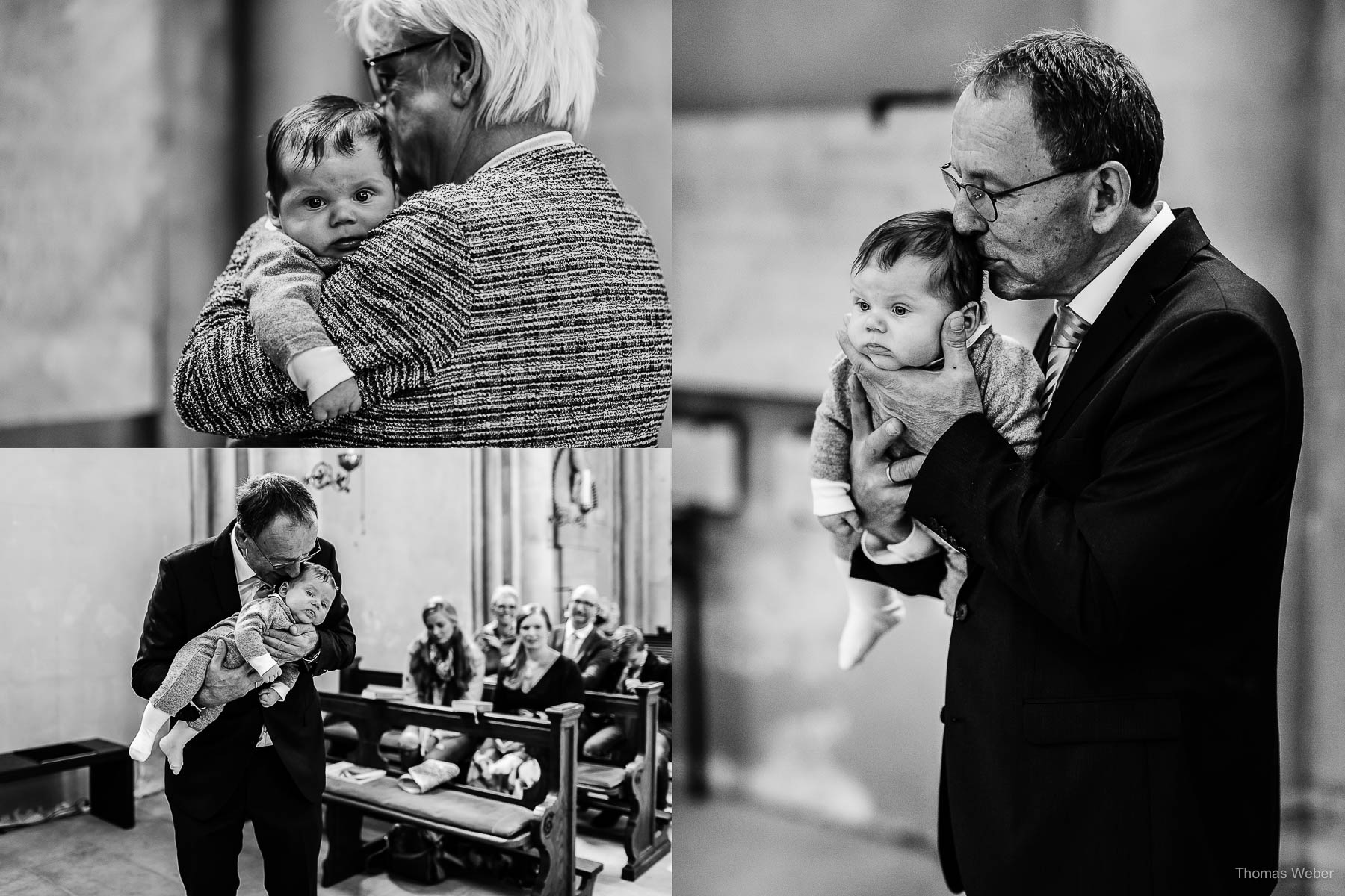 Kirchliche Trauung im Münsterland mit Taufe, Hochzeitsfotograf Thomas Weber