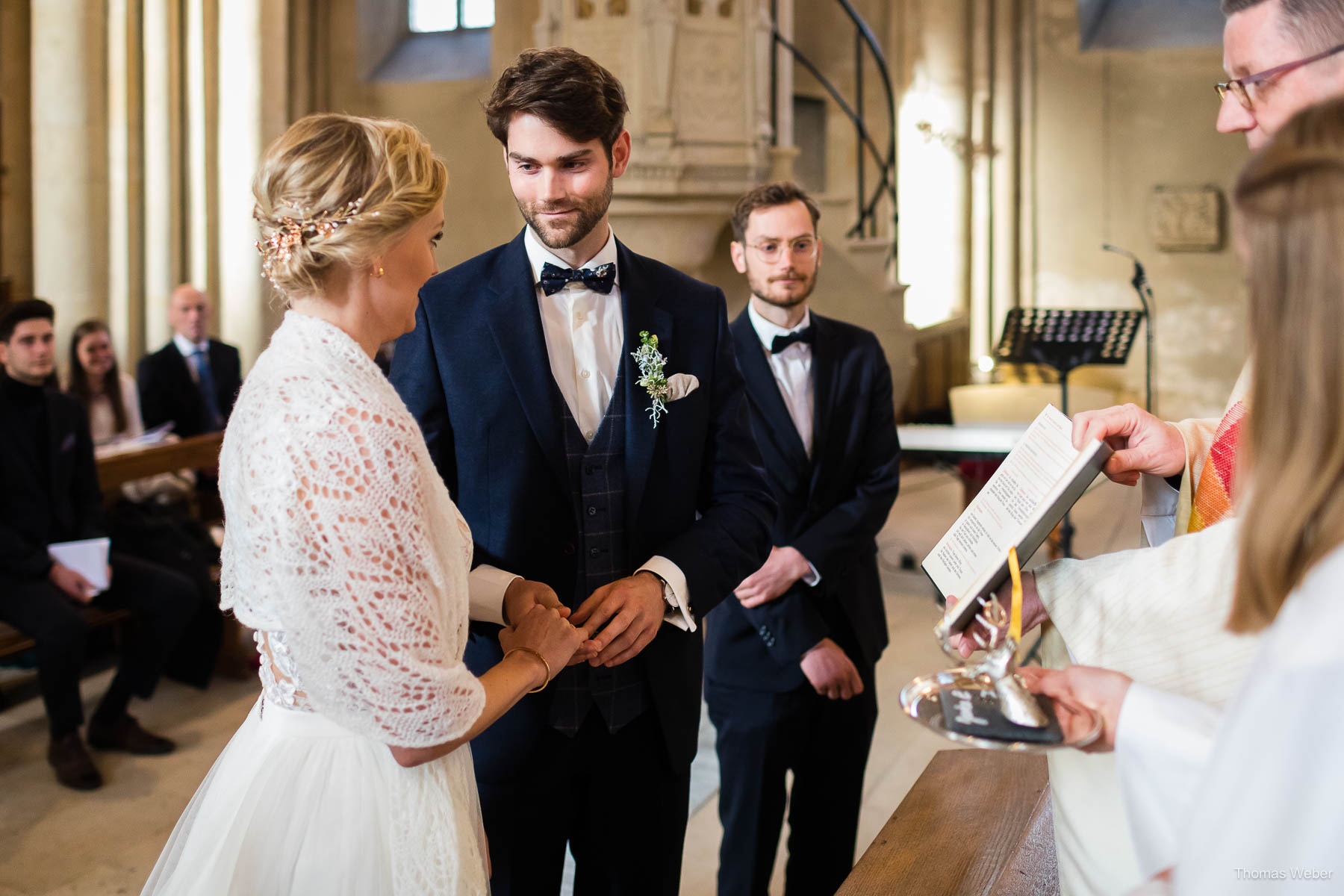 Kirchliche Trauung im Münsterland mit Taufe, Hochzeitsfotograf Thomas Weber