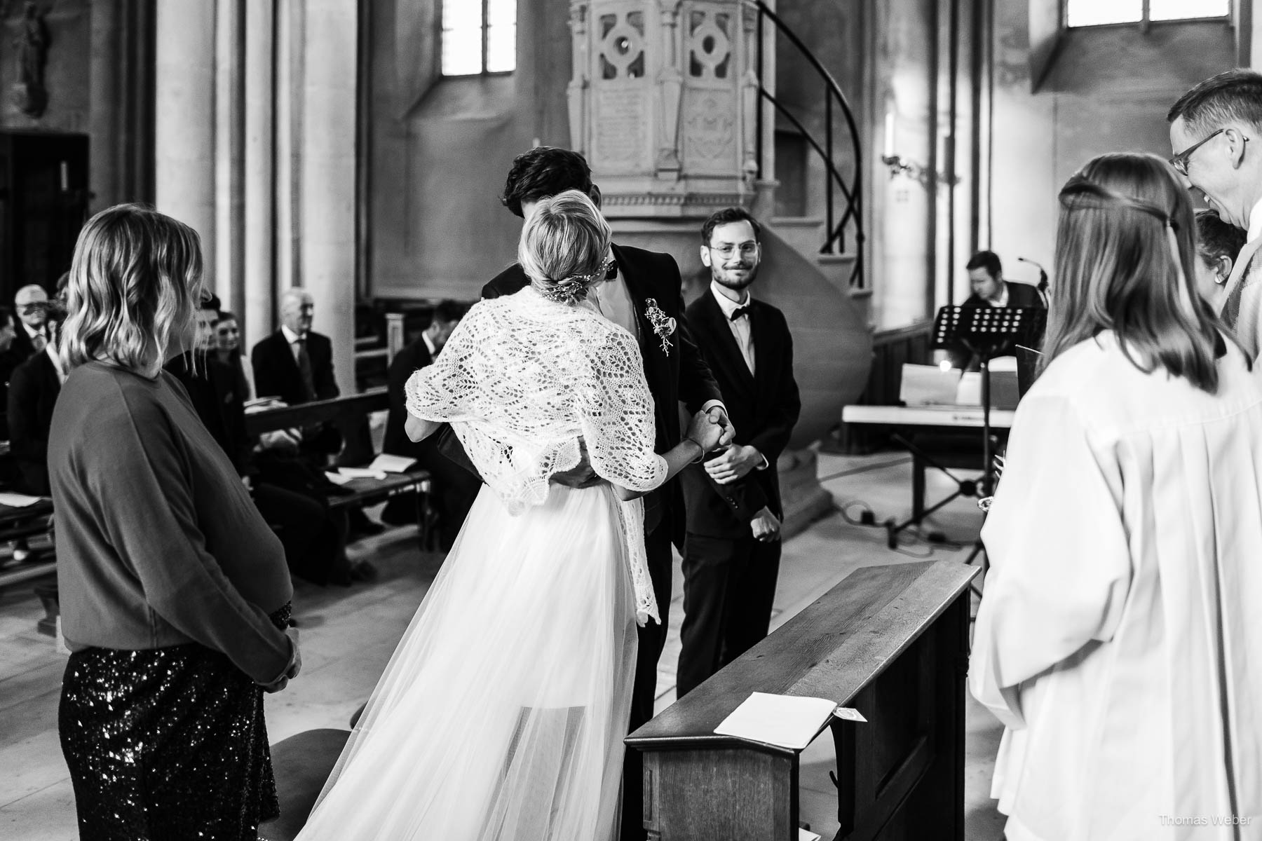 Kirchliche Trauung im Münsterland mit Taufe, Hochzeitsfotograf Thomas Weber