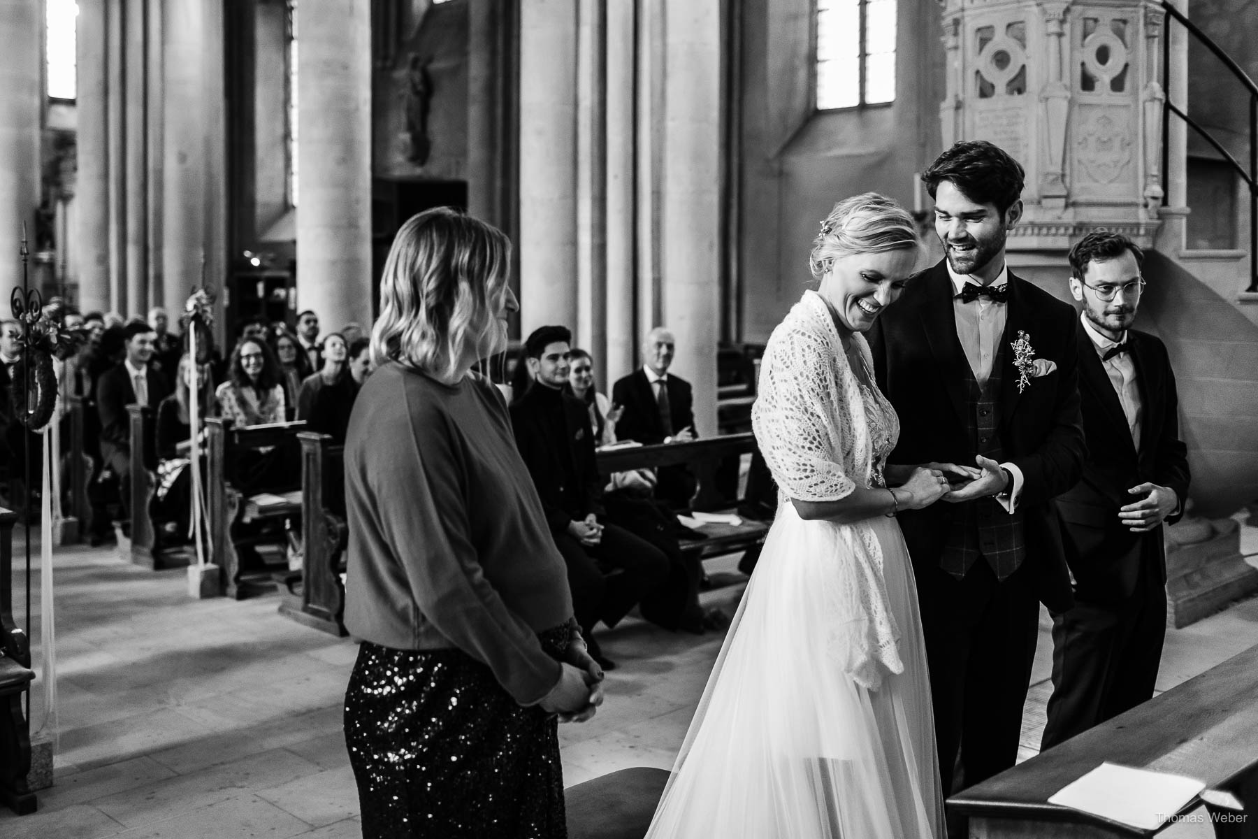 Kirchliche Trauung im Münsterland mit Taufe, Hochzeitsfotograf Thomas Weber