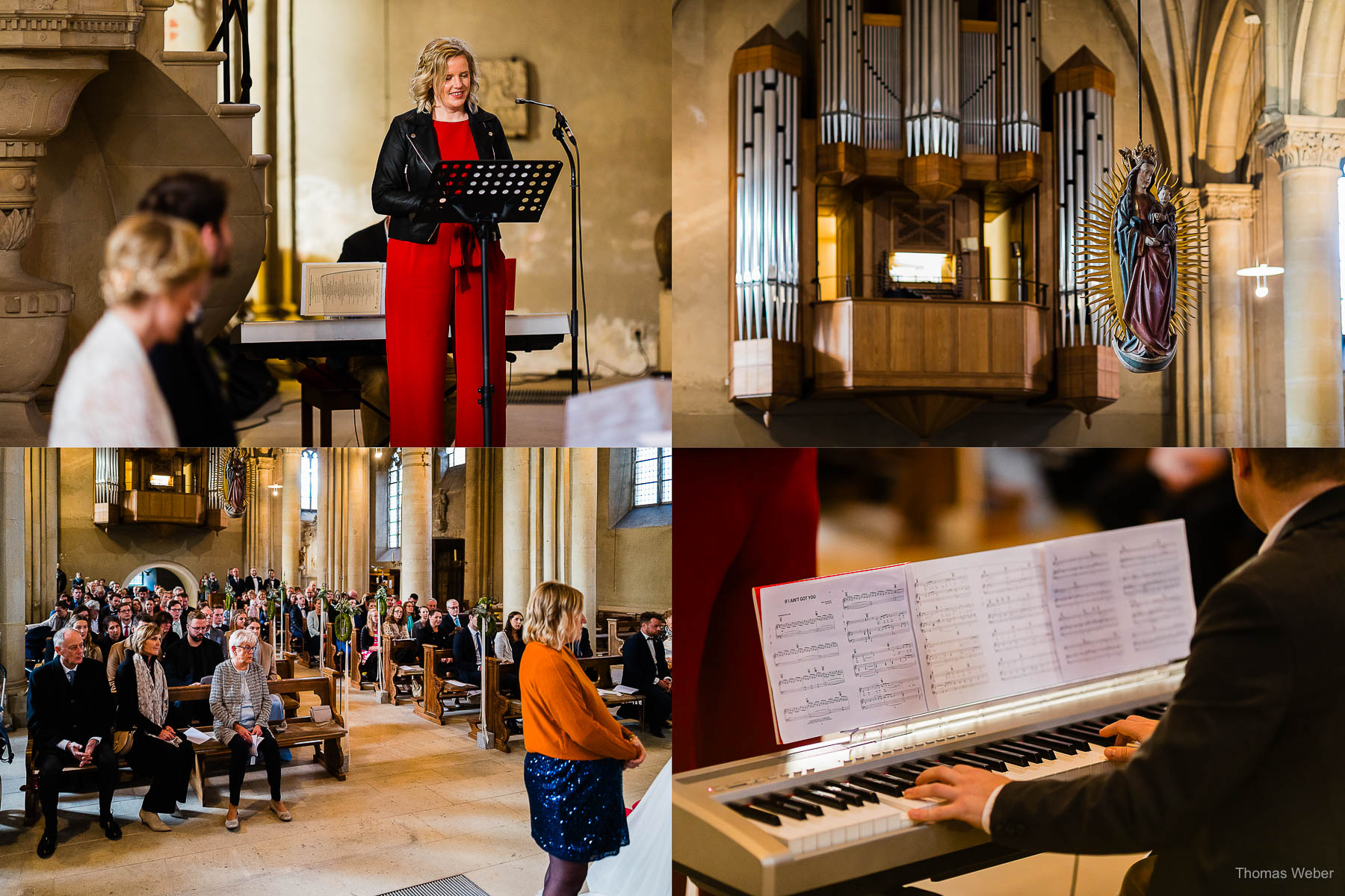 Kirchliche Trauung im Münsterland mit Taufe, Hochzeitsfotograf Thomas Weber