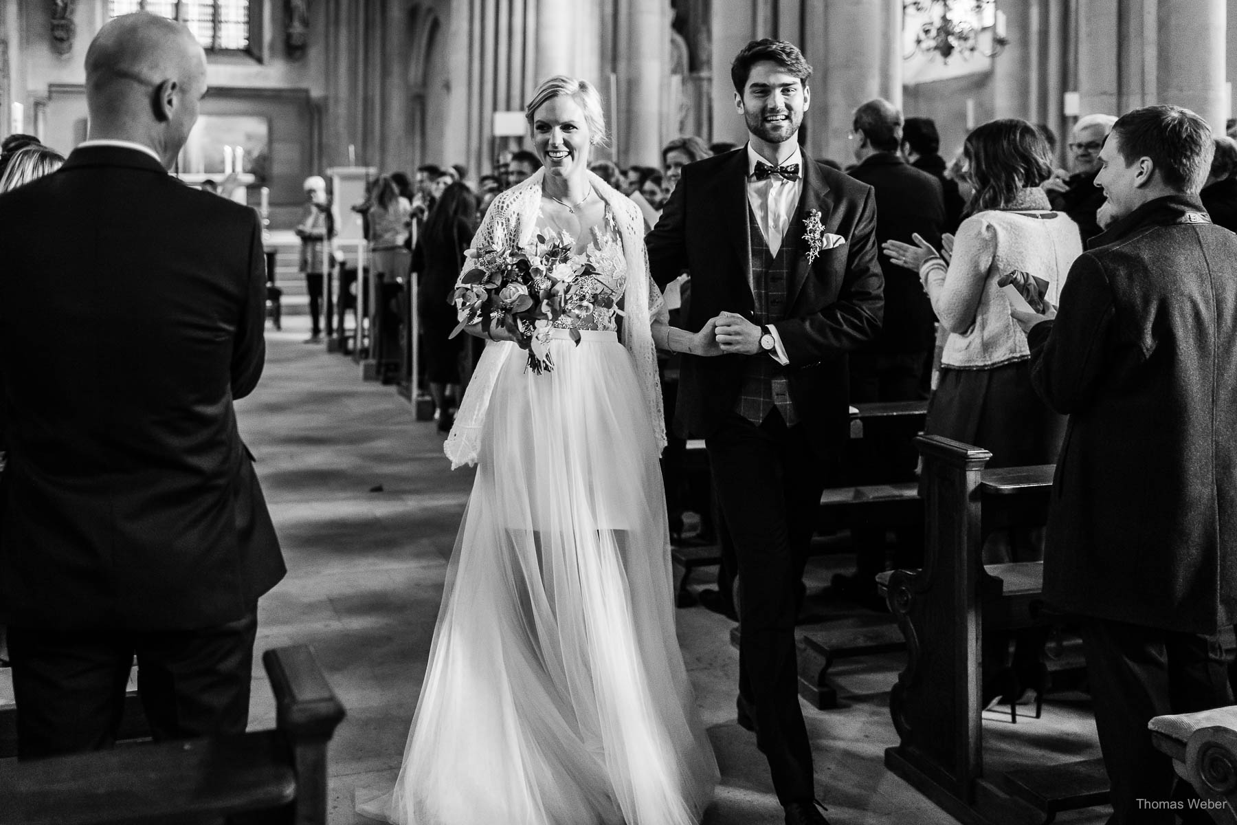 Kirchliche Trauung im Münsterland mit Taufe, Hochzeitsfotograf Thomas Weber