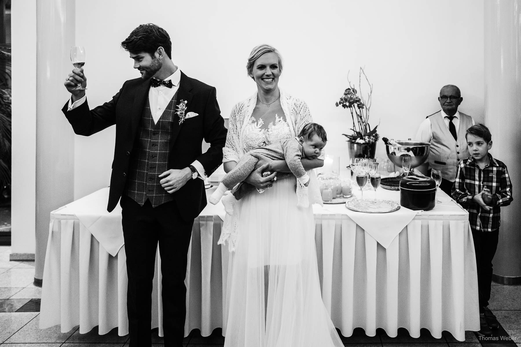Hochzeitsfeier im Hotel Weissenburg in Billerbeck, Fotograf Thomas Weber