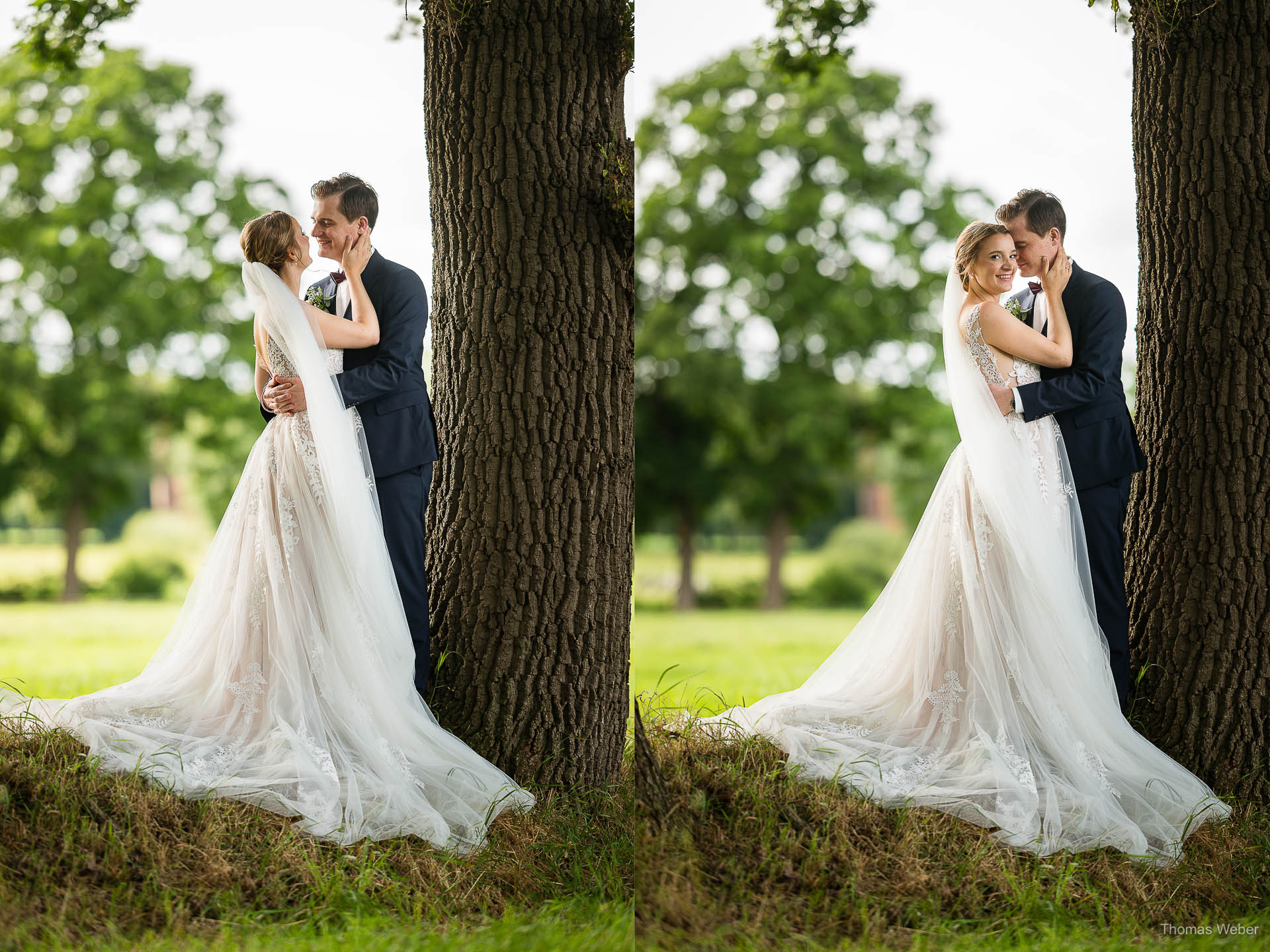 Hochzeitsfotos in der Natur bei Oldenburg, Fotograf Oldenburg für Hochzeiten Hochzeitsfotos des Hochzeitspaares in der Natur Oldenburgs, Fotograf Oldenburg für Hochzeiten